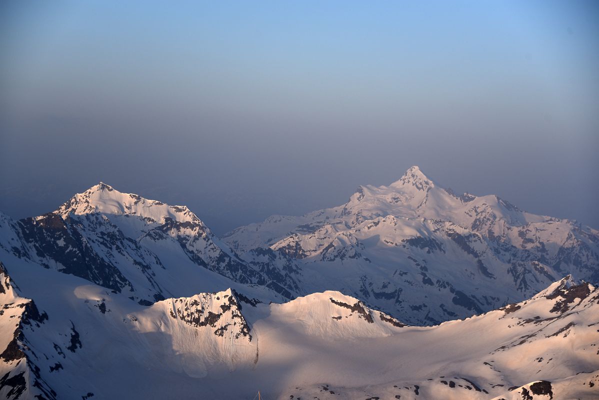 12B On Mount Shdavleri Just After Sunrise From Garabashi On Mount Elbrus Climb